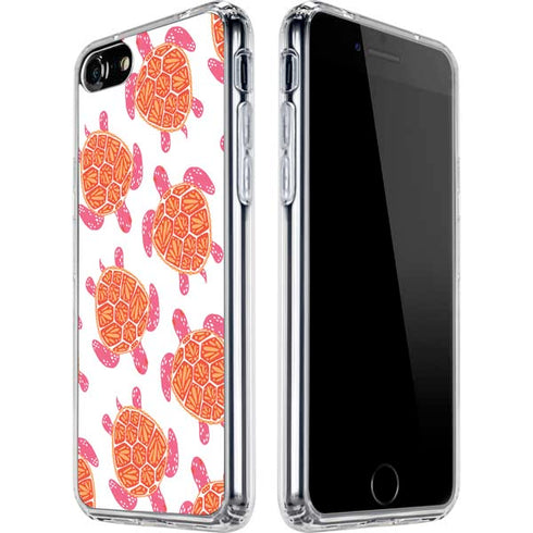 Cat Coq Sea Turtles iPhone SE (2nd & 3rd Gen) Clear Case