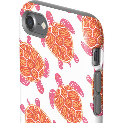 Cat Coq Sea Turtles iPhone SE (2nd & 3rd Gen) Pro Case