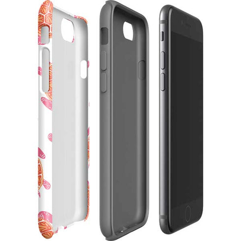 Cat Coq Sea Turtles iPhone SE (2nd & 3rd Gen) Pro Case