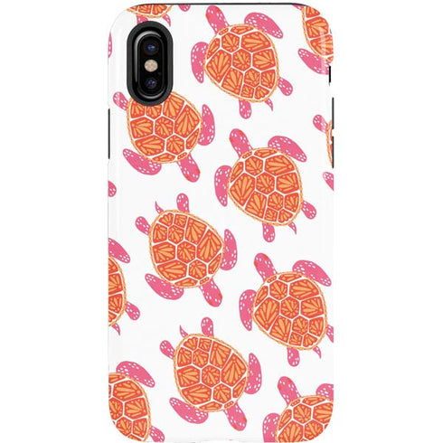Cat Coq Sea Turtles iPhone X Pro Case