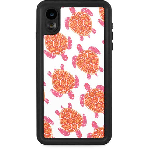 Cat Coq Sea Turtles iPhone XR Waterproof Case