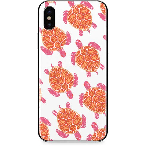 Cat Coq Sea Turtles iPhone XS Skin
