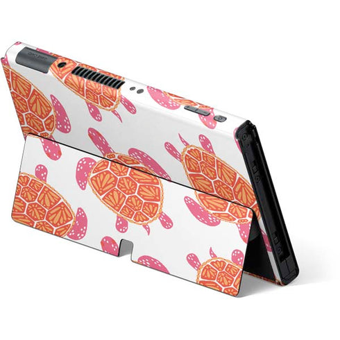 Cat Coq Sea Turtles Nintendo Switch OLED (2021) Skin