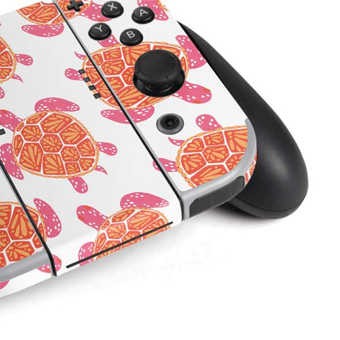 Cat Coq Sea Turtles Nintendo Switch OLED (2021) Skin