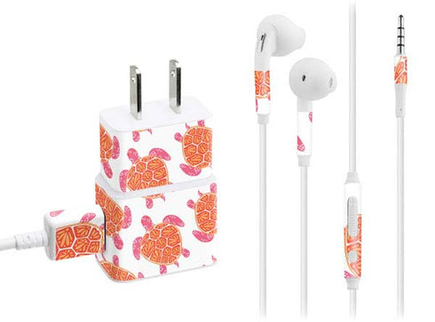 Cat Coq Sea Turtles Phone Charger Skin