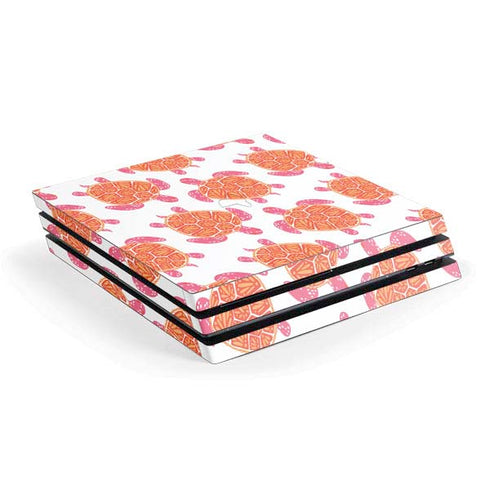 Cat Coq Sea Turtles PS4 Pro Console Skin