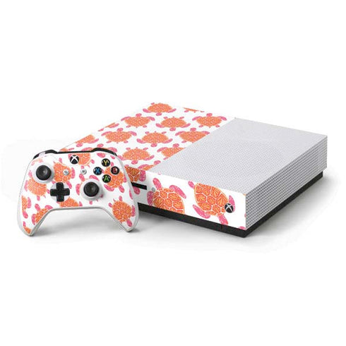 Cat Coq Sea Turtles Xbox One S Console and Controller Bundle Skin