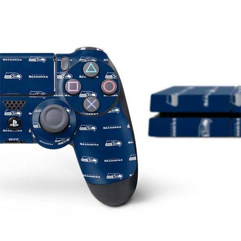 NFL Seattle Seahawks Blitz Series PS4 Console and Controller Bundle Skin