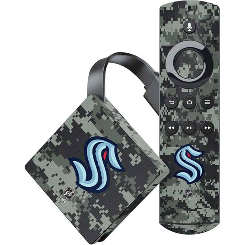 NHL Seattle Kraken Camo Amazon Fire TV Skin