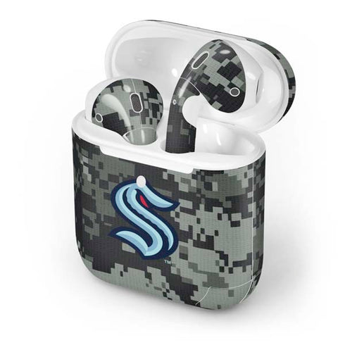NHL Seattle Kraken Camo Apple AirPods 2 Skin