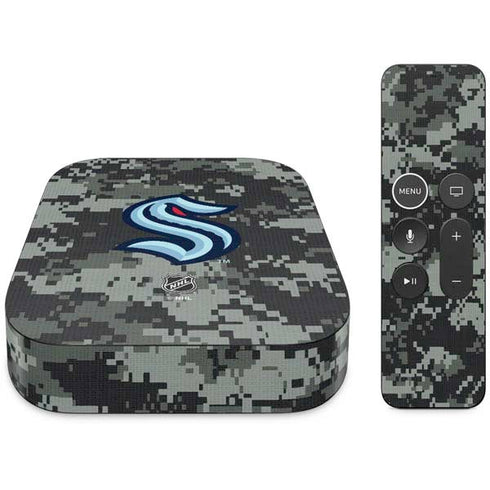 NHL Seattle Kraken Camo Apple TV Skin