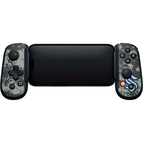 NHL Seattle Kraken Camo Backbone One for iPhone Game Controller Skin
