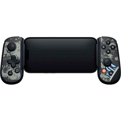 NHL Seattle Kraken Camo Backbone One for iPhone Game Controller Skin