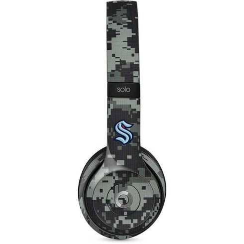 NHL Seattle Kraken Camo Beats Solo 2 Wired Skin