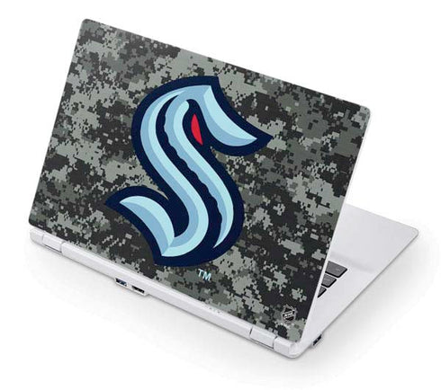 NHL Seattle Kraken Camo Acer Chromebook Skin