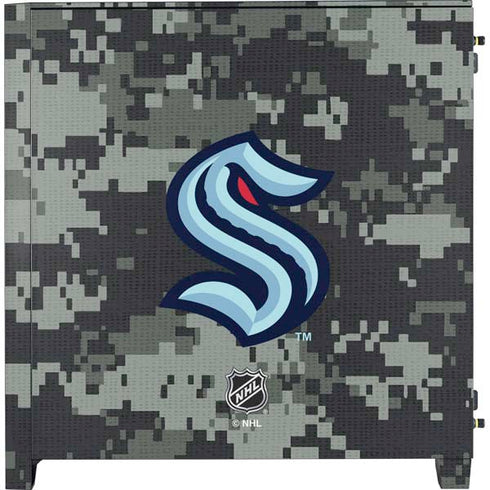 NHL Seattle Kraken Camo Corsair 4000D Tempered Glass Mid-Tower ATX Case Skin