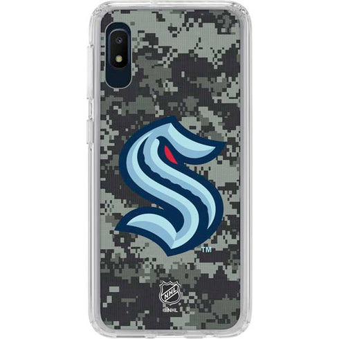 NHL Seattle Kraken Camo Galaxy A10e Clear Case