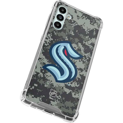 NHL Seattle Kraken Camo Galaxy A13 5G Clear Case