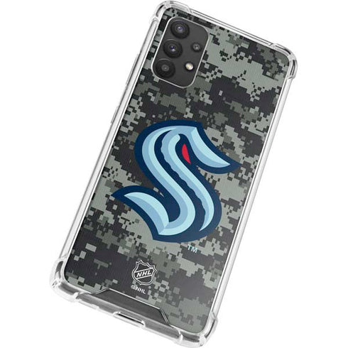 NHL Seattle Kraken Camo Galaxy A32 5G Clear Case