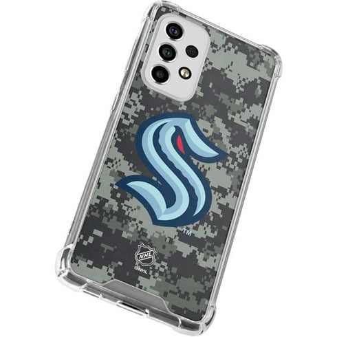 NHL Seattle Kraken Camo Galaxy A33 5G Clear Case