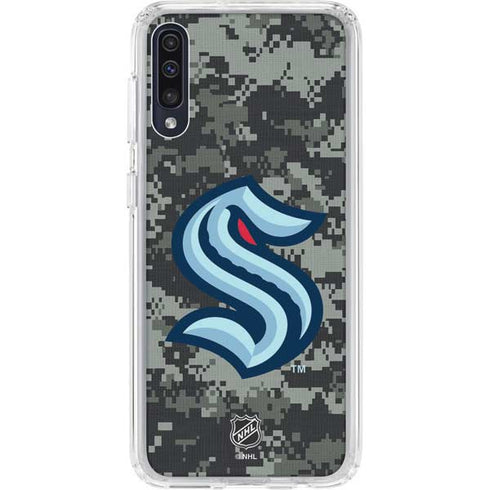 NHL Seattle Kraken Camo Galaxy A50 Clear Case