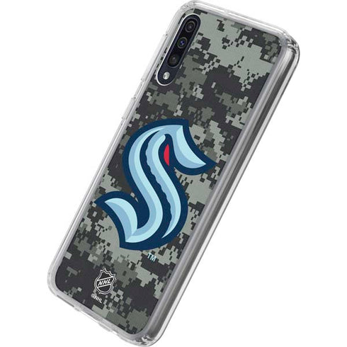 NHL Seattle Kraken Camo Galaxy A50 Clear Case