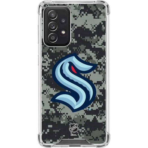 NHL Seattle Kraken Camo Galaxy A52 5G Clear Case