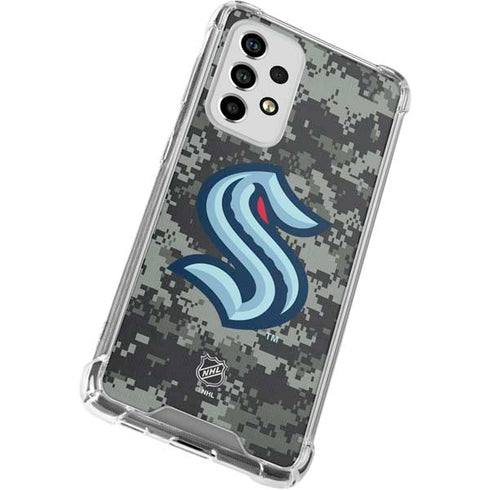 NHL Seattle Kraken Camo Galaxy A53 5G Clear Case