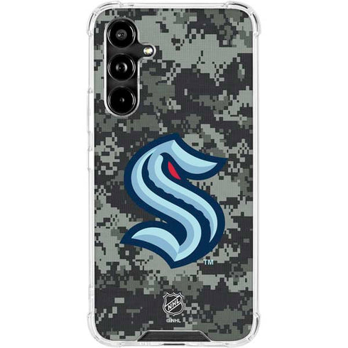 NHL Seattle Kraken Camo Galaxy A54 5G Clear Case