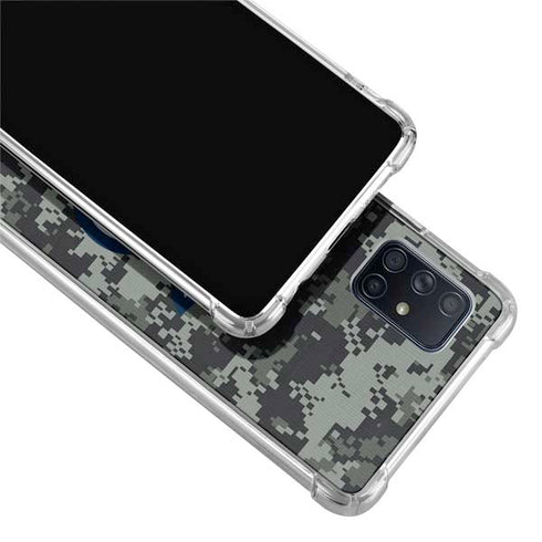 NHL Seattle Kraken Camo Galaxy A71 5G Clear Case