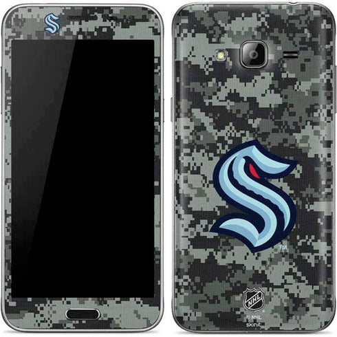 NHL Seattle Kraken Camo Galaxy J3 Skin