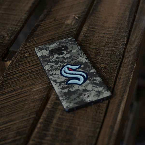 NHL Seattle Kraken Camo Galaxy Note 9 Skin