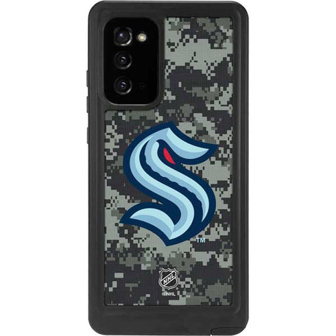 NHL Seattle Kraken Camo Galaxy Note20 5G Waterproof Case