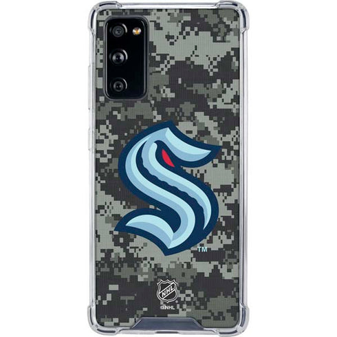 NHL Seattle Kraken Camo Galaxy S20 FE Clear Case
