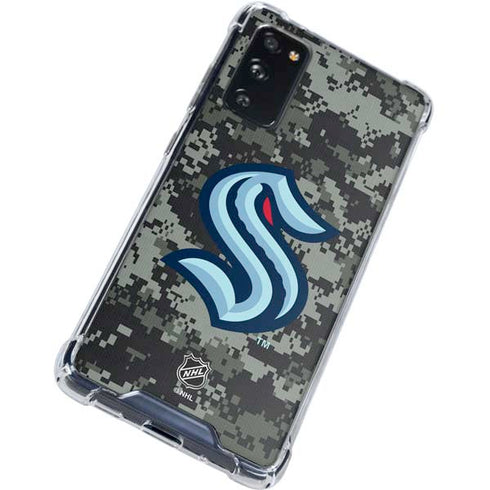 NHL Seattle Kraken Camo Galaxy S20 FE Clear Case
