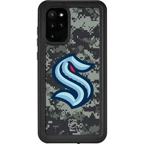 NHL Seattle Kraken Camo Galaxy S20 Plus Waterproof Case