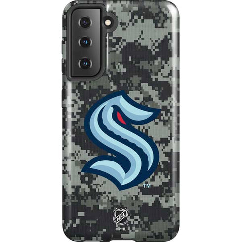 NHL Seattle Kraken Camo Galaxy S21 5G Pro Case