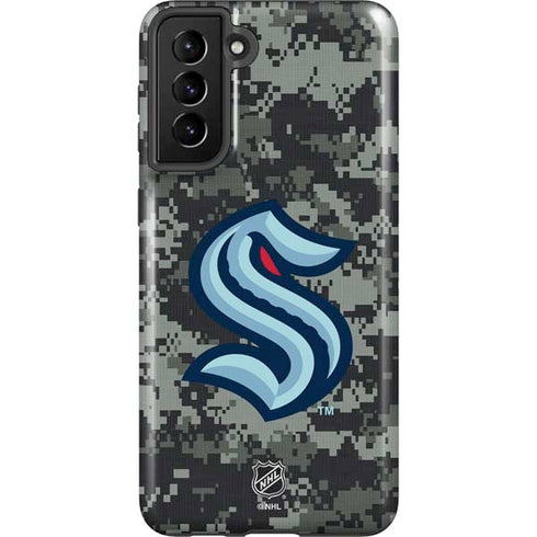 NHL Seattle Kraken Camo Galaxy S21 Plus 5G Pro Case