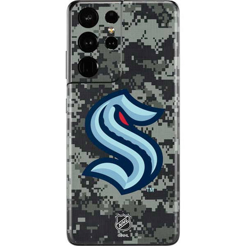 NHL Seattle Kraken Camo Galaxy S21 Ultra 5G Skin