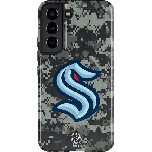 NHL Seattle Kraken Camo Galaxy S22 Pro Case