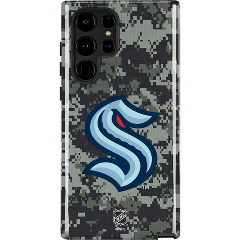 NHL Seattle Kraken Camo Galaxy S22 Ultra Pro Case