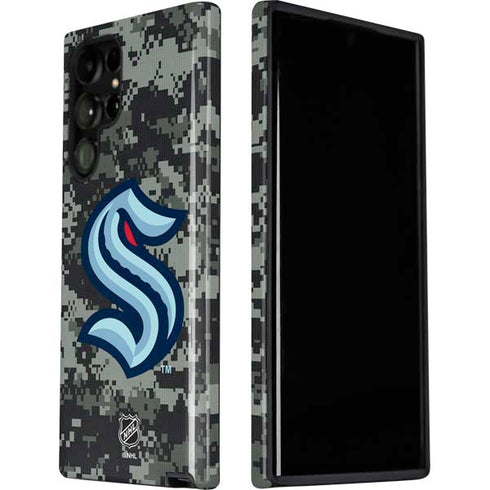 NHL Seattle Kraken Camo Galaxy S22 Ultra Pro Case