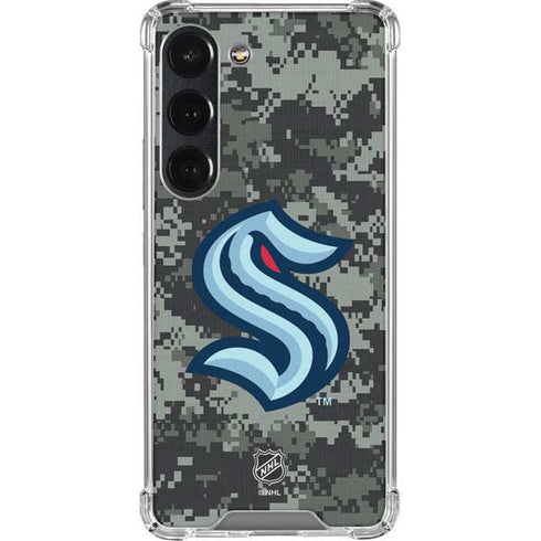 NHL Seattle Kraken Camo Galaxy S23 Clear Case