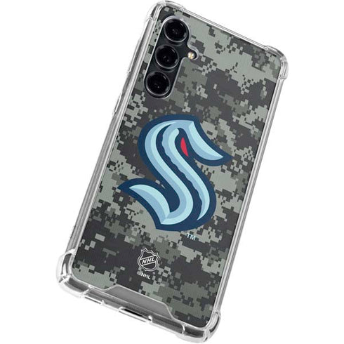 NHL Seattle Kraken Camo Galaxy S23 FE Clear Case