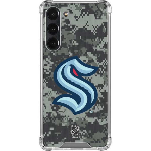 NHL Seattle Kraken Camo Galaxy S23 Plus Clear Case