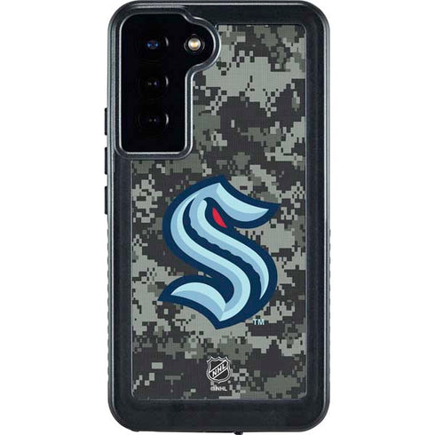 NHL Seattle Kraken Camo Galaxy S23 Plus Waterproof Case