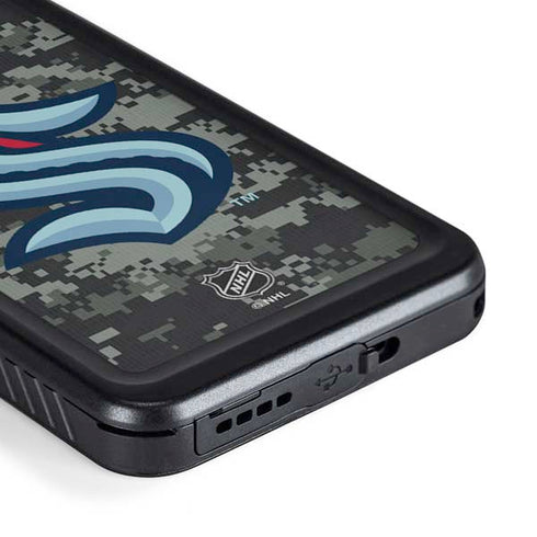 NHL Seattle Kraken Camo Galaxy S23 Waterproof Case