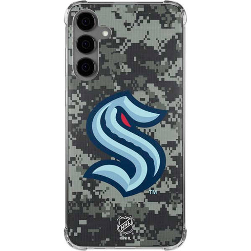 NHL Seattle Kraken Camo Galaxy S24 Plus Clear Case