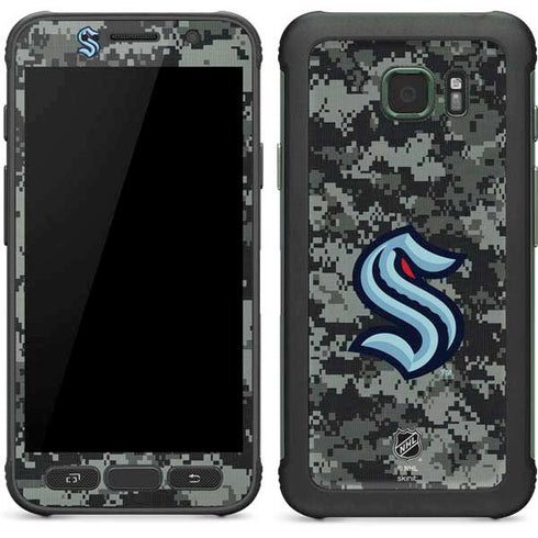 NHL Seattle Kraken Camo Galaxy S7 Active Skin