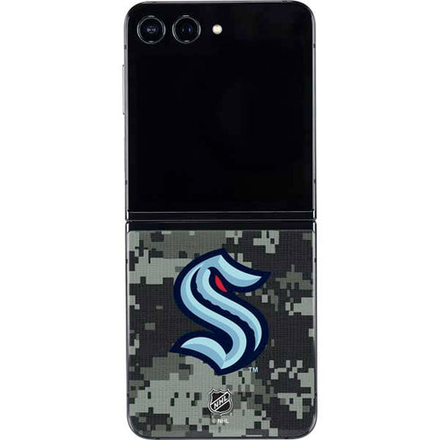 NHL Seattle Kraken Camo Galaxy Z Flip5 5G Skin